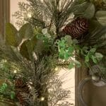 26 inch Mistletoe Pine Pre-Lit Wreath battery operated for sale at Christmasland.ie in Dublin 14. Shop sale now